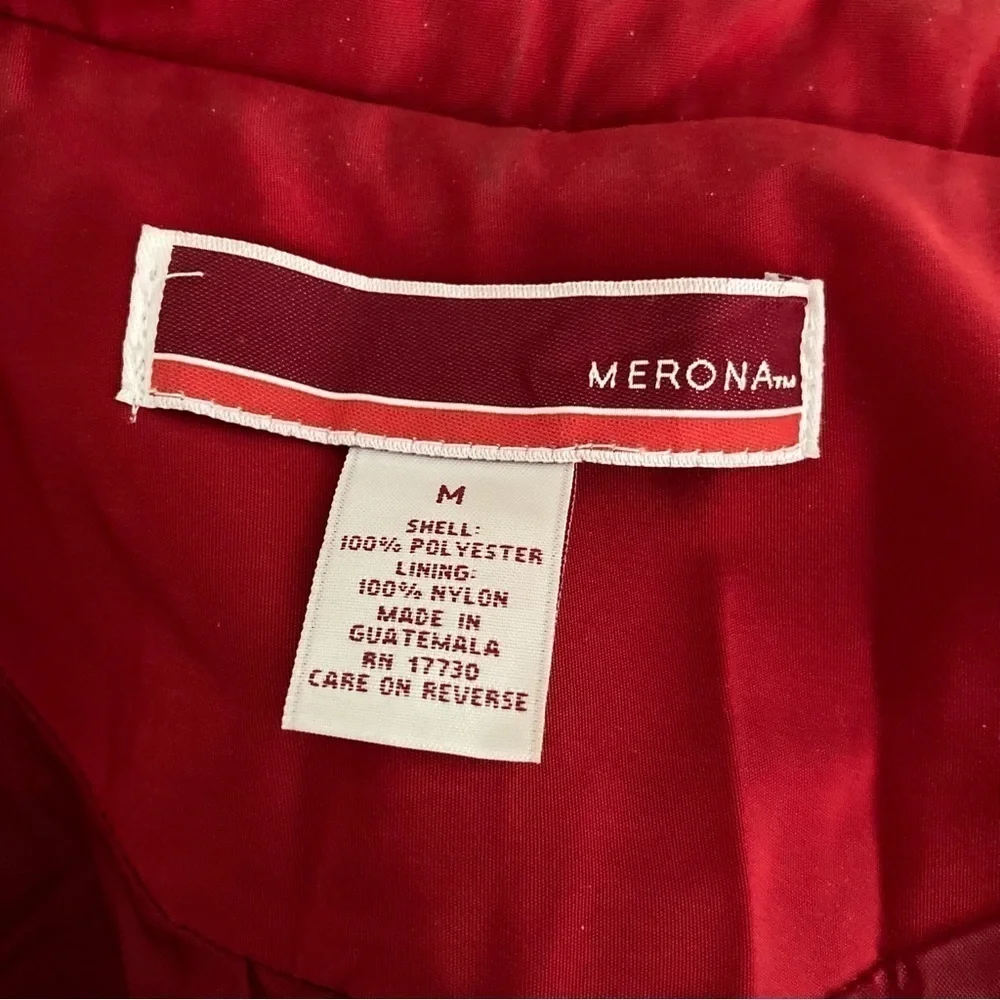 Merona Vintage Y2K Red Coat | Size M